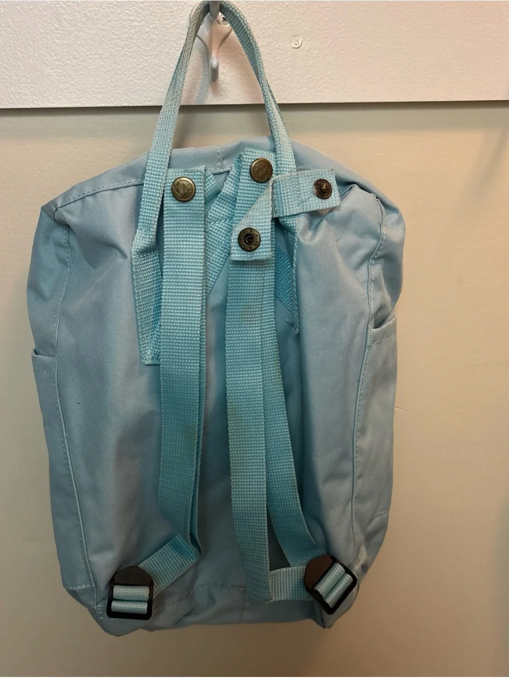 Fjallraven Kanken 16L Backpack Travel Book School Bag 23510- Light Blue EUC